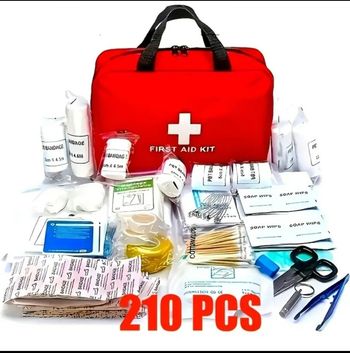 Grand kit de premiers secours 210 pièces neuf