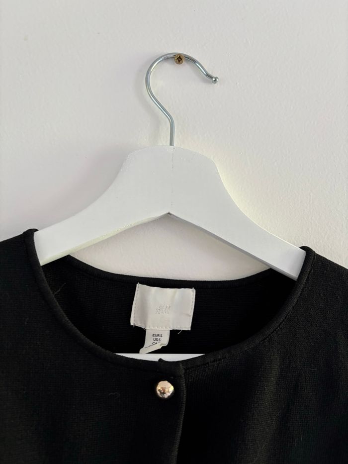 Top chic Zara , taille S noir classe - photo numéro 3