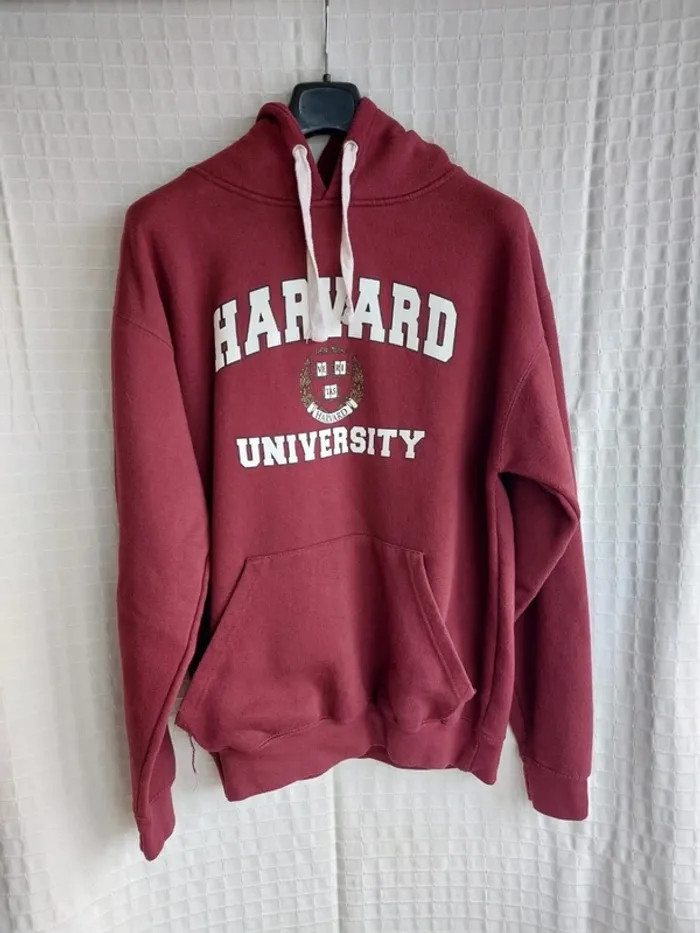 Sweat à capuche mixte Harvard University Taille Xl