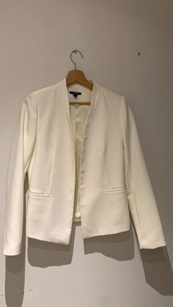 Veste de costume femme blanc cassé  Kiabi taille 38