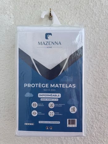 Protège matelas alèse 160×200 forme plateau élastique