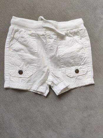Short blanc Kiabi 9mois