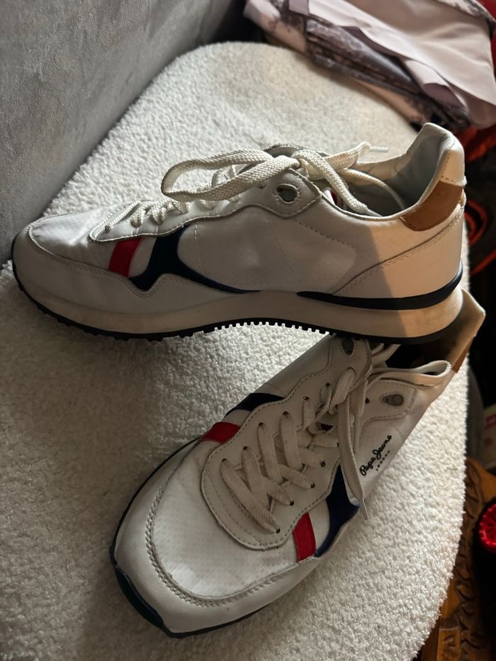 Baskets Pepe Jeans Brit Heritage Gris Homme 41 - photo numéro 2