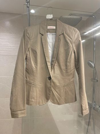Veste courte beige Camaïeu taille 36