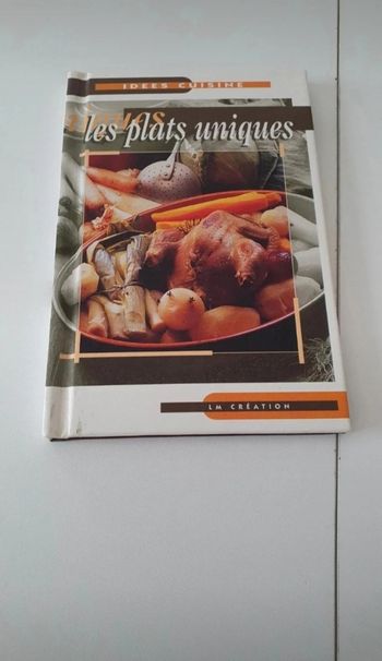 Livre de recettes de plats uniques 