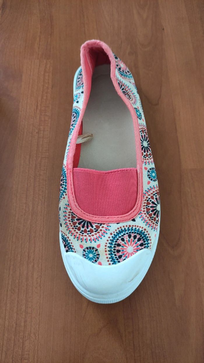 Ballerines tissu à motifs pointure 35 - photo numéro 2