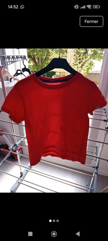 tee shirt manches courtes enfant