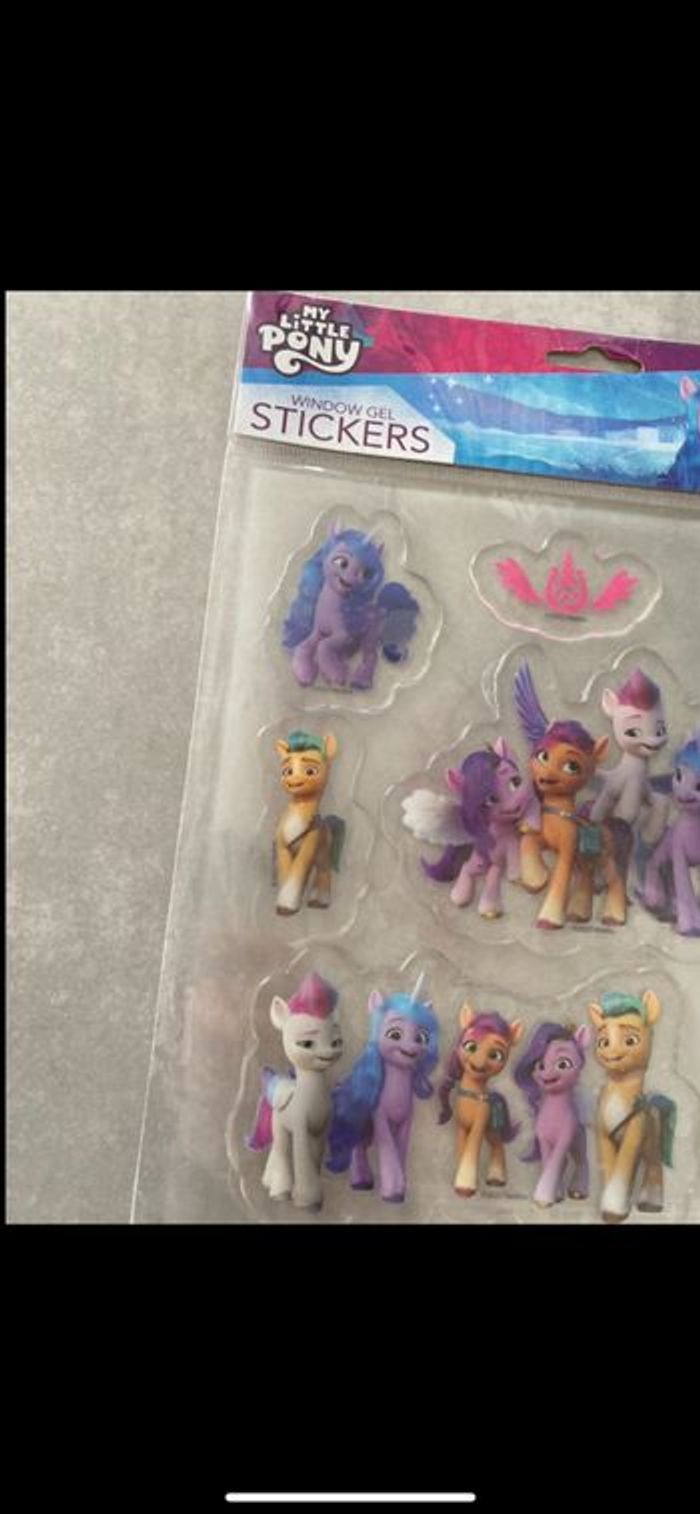 Stickers en gel pour fenêtre My little Pony - photo numéro 7