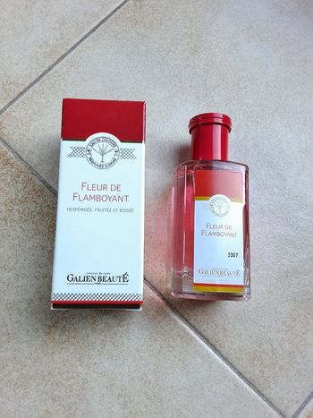 Eau de cologne Fleur de flamboyant Galien beauté neuve