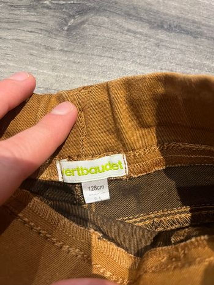 Pantalon fille couleur moutarde - photo numéro 3