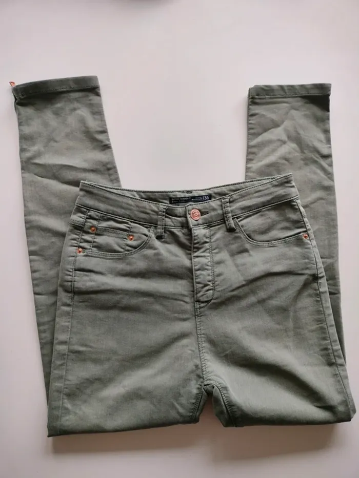 Pantalon Kaki  Cortefiel S - photo numéro 8