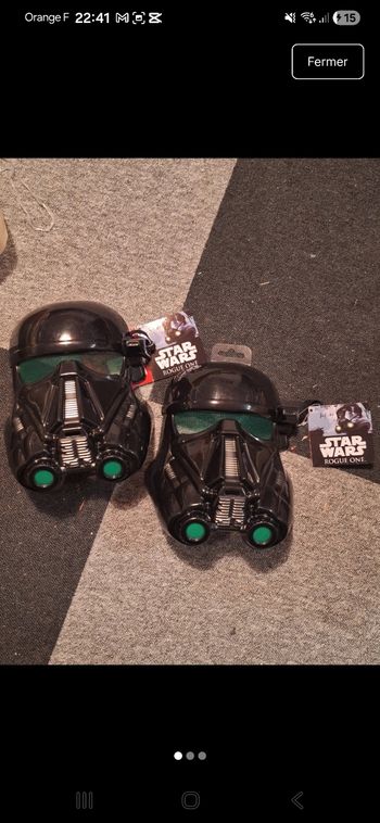 Masque star wars 