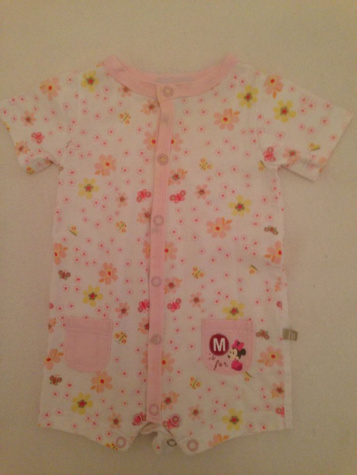 Combicourt Fleuri Bébé 3 Mois