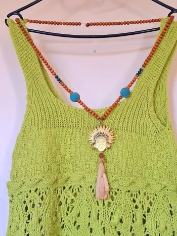 Top crochet zara