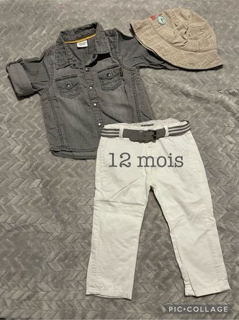 Ensemble garçon 12 mois