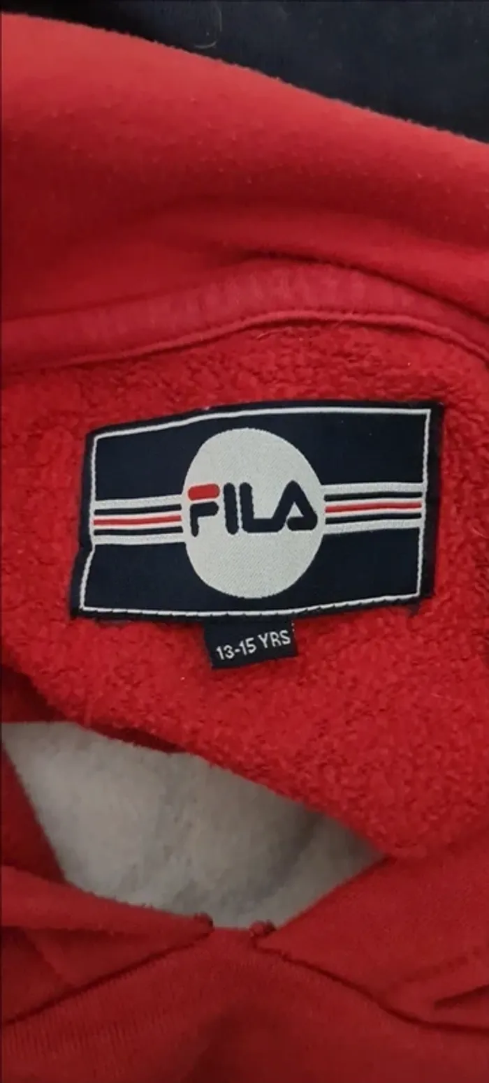Sweat à capuche Fila taille 13-15 ans - photo numéro 14