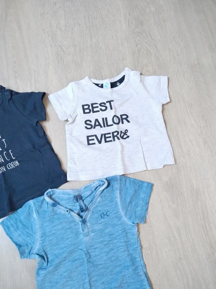 Lot t shirt bébé - photo numéro 3