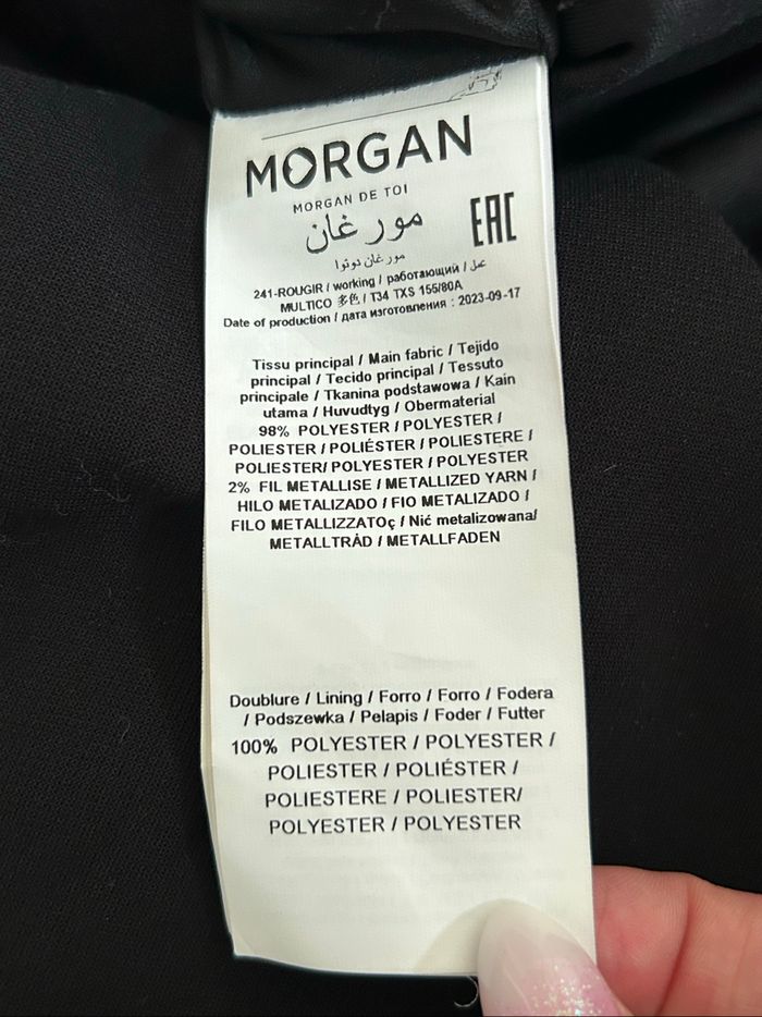 Robe noire et blanche neuve Morgan taille 34 (valeur 75€) - photo numéro 10