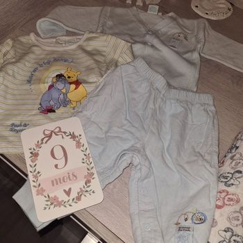 Ensemble 3 pièces winnie disney 6-9 mois