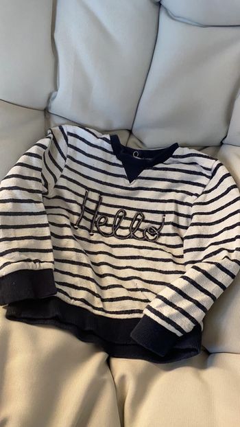 Sweat garçon 24 mois