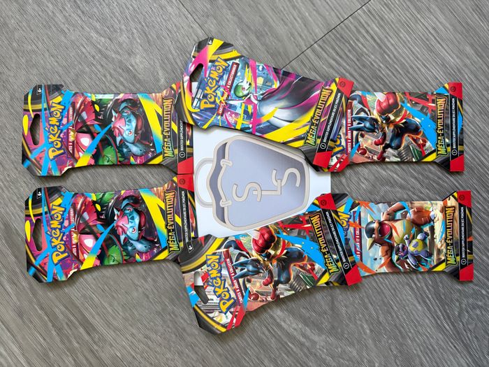 Lot de 6 Boosters Pokémon ME01 Méga-évolution EV11, en français sous blister