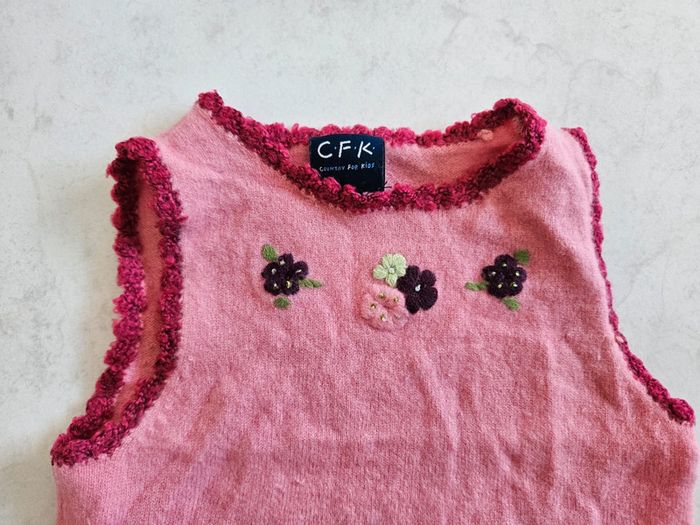 Pull sans manches fille CFK 4/5 ans BBF4 - photo numéro 3