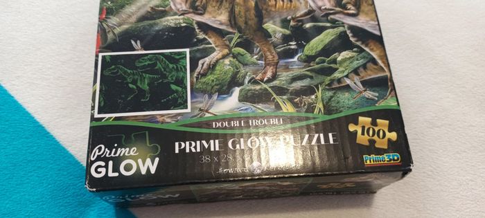 Puzzle dino fluorescent 100 pièces - photo numéro 2