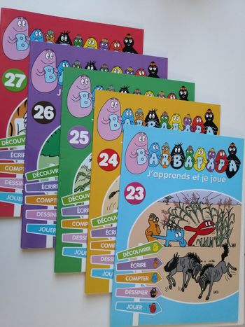 livre d'activités barbapapa