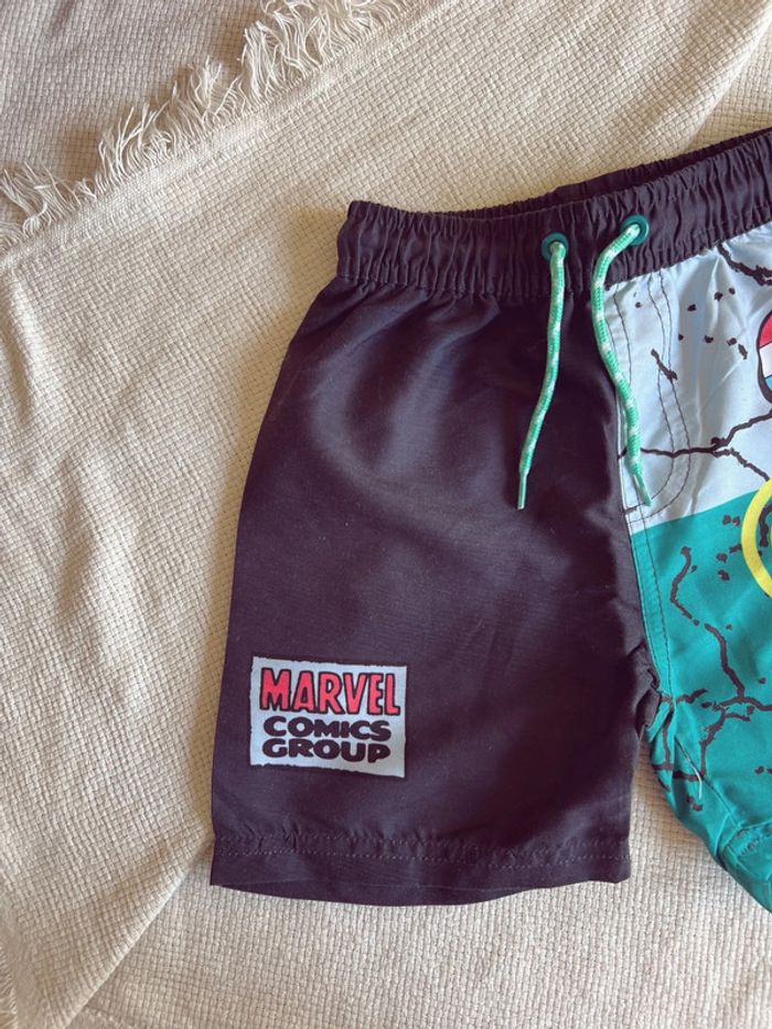 Short de bain Marvel avec cordon 3 4 ans - photo numéro 2