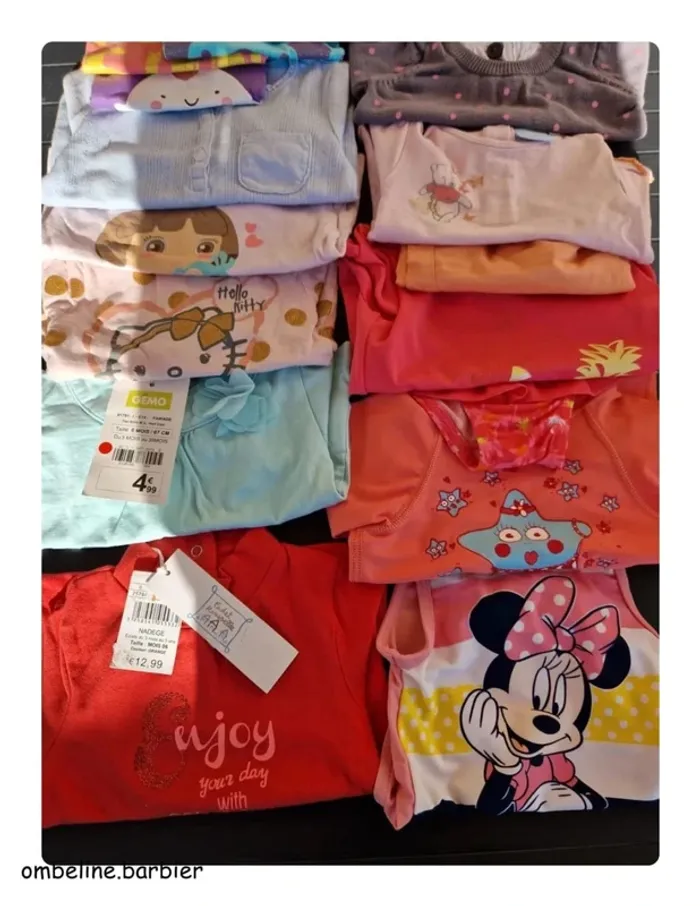 Lot de 17 pièces 6 mois fille - photo numéro 3