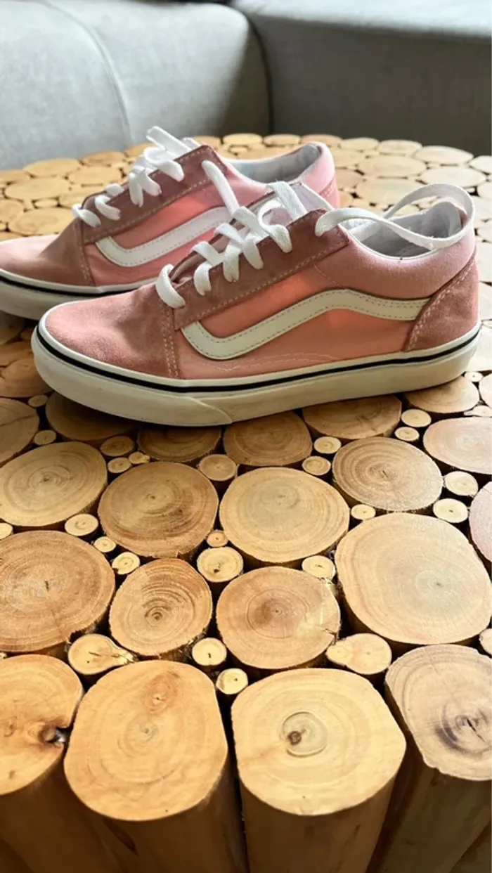 Vans rose taille 34 - photo numéro 2