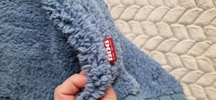 Veste sherpa BDG Urban Outfitters coupe loose femme bleue taille S - photo numéro 9