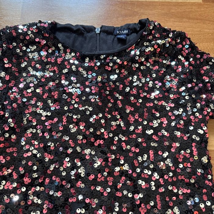 Robe de soirée à sequins kiabi taille 6 ans - photo numéro 3
