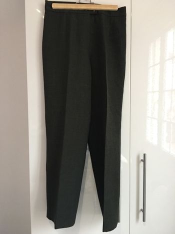 pantalon a pince taille 40 gris