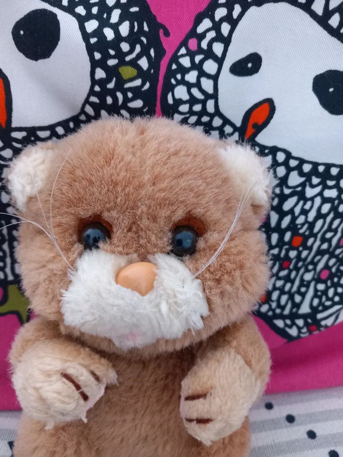 Peluche chat applause pastel vintage little beggar kitten 1984 - photo numéro 2