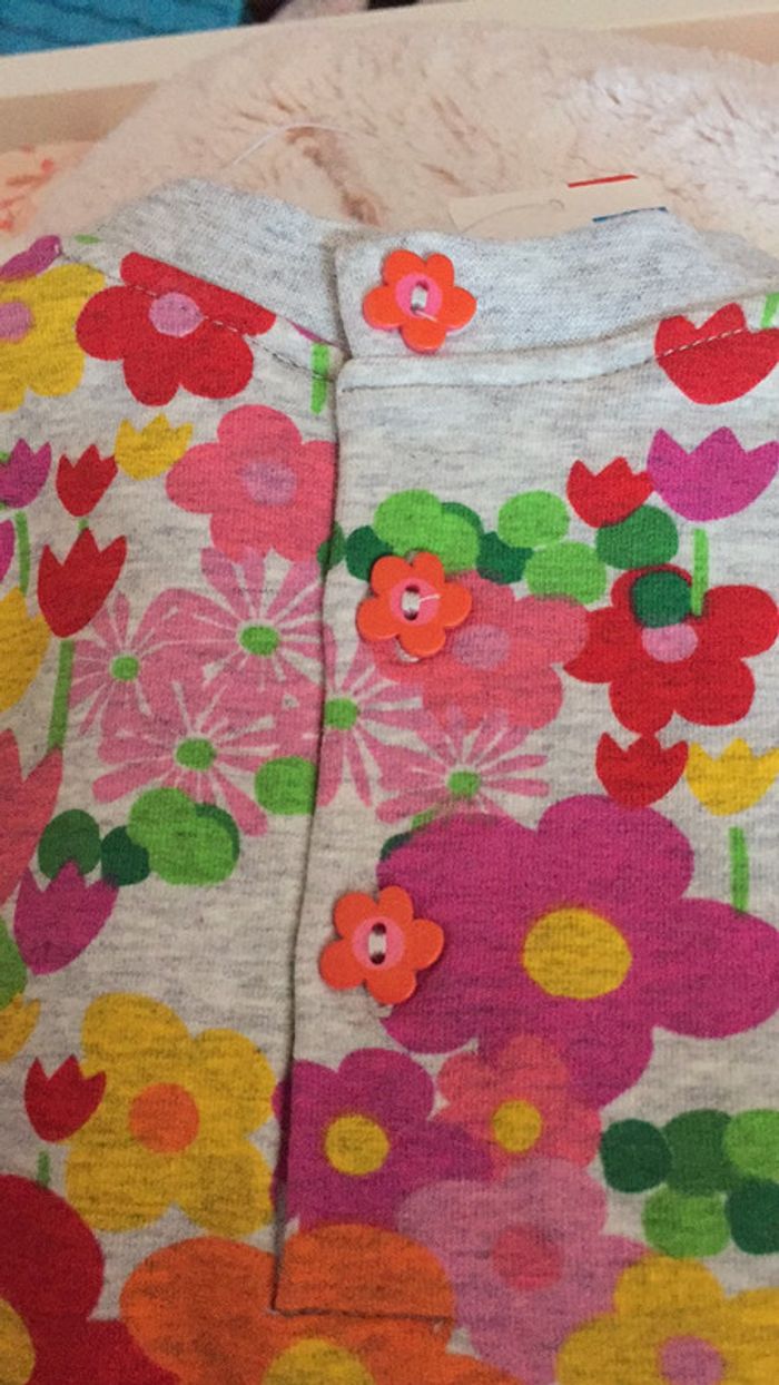 Pull court Agatha Ruiz de la prada 18 mois . Fleurs - photo numéro 6