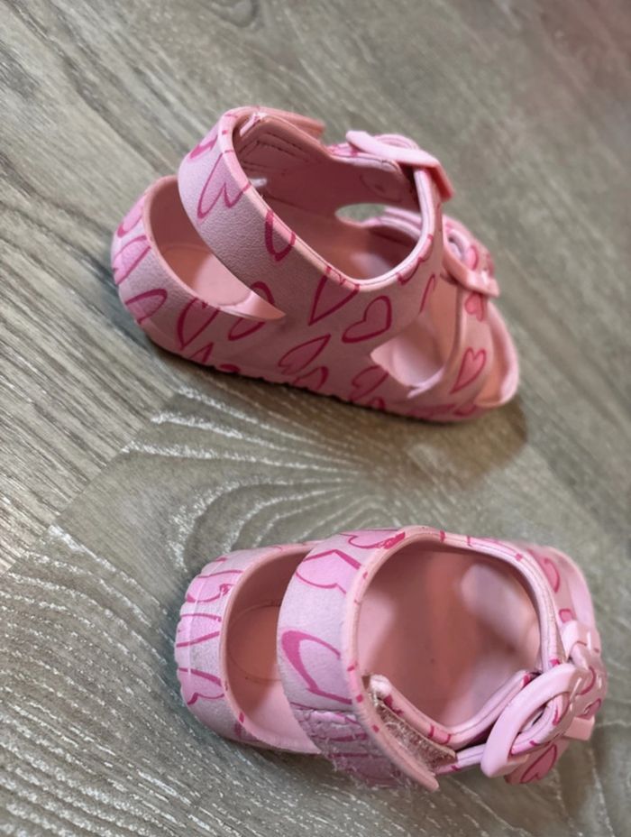 Sandale cœurs roses - photo numéro 5