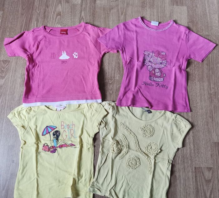 Lot t-shirts fille 4y