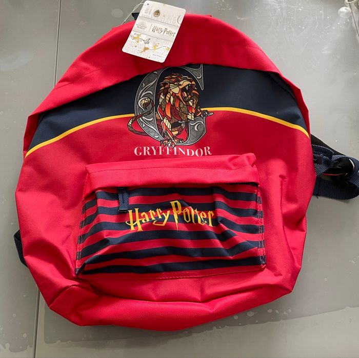 Grand sac à dos cartable Harry Potter rouge - photo numéro 10
