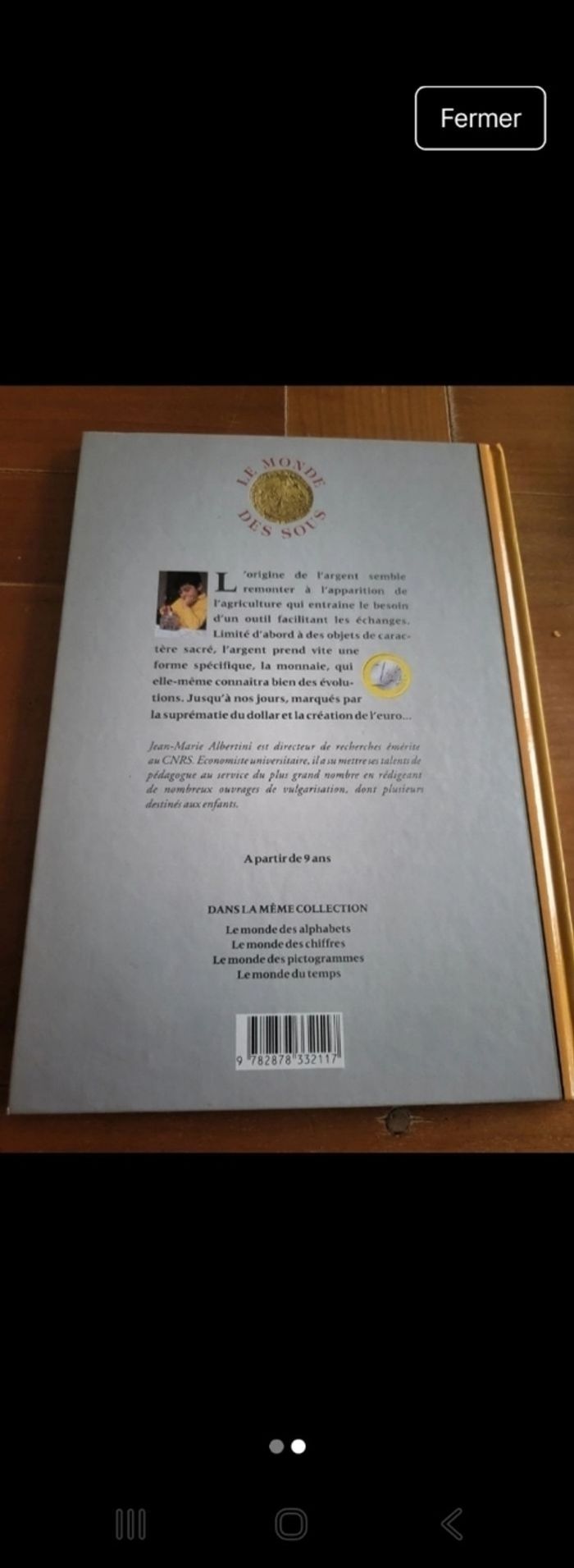 Un livre le monde des sous - photo numéro 2