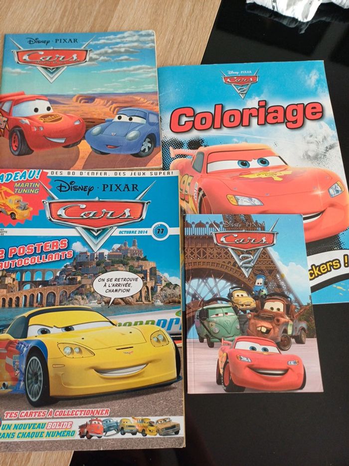 Lot livres Cars