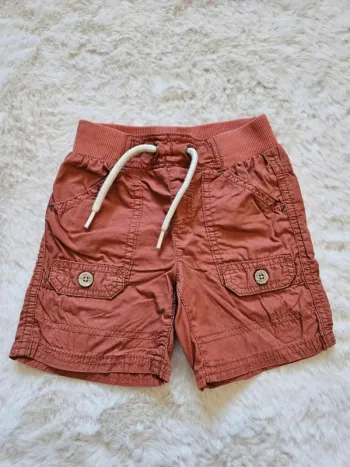 🧡 Short bébé garçon terracotta Kiabi coton été 3 ans (90-97 cm) 🧡