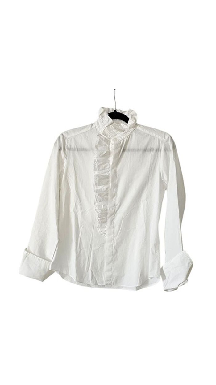 chemise ZARA blanc taille S - photo numéro 2
