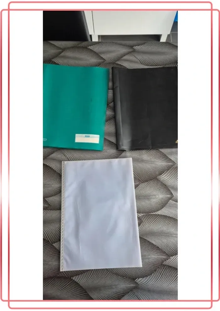 Lot de 3 porte vue