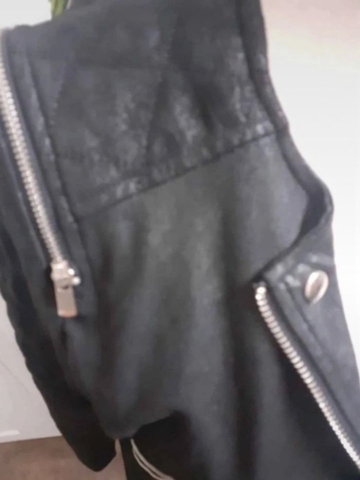 Veste simili cuir/daim taille 36 laura jo - photo numéro 3