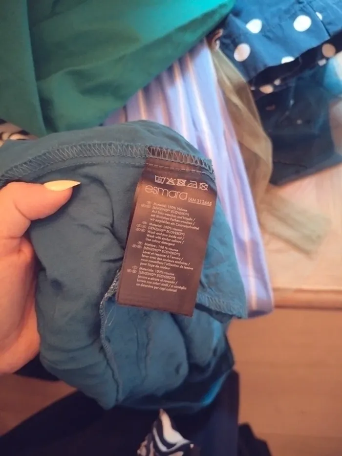 Pantalon ceintré Esmera vert canard - photo numéro 3