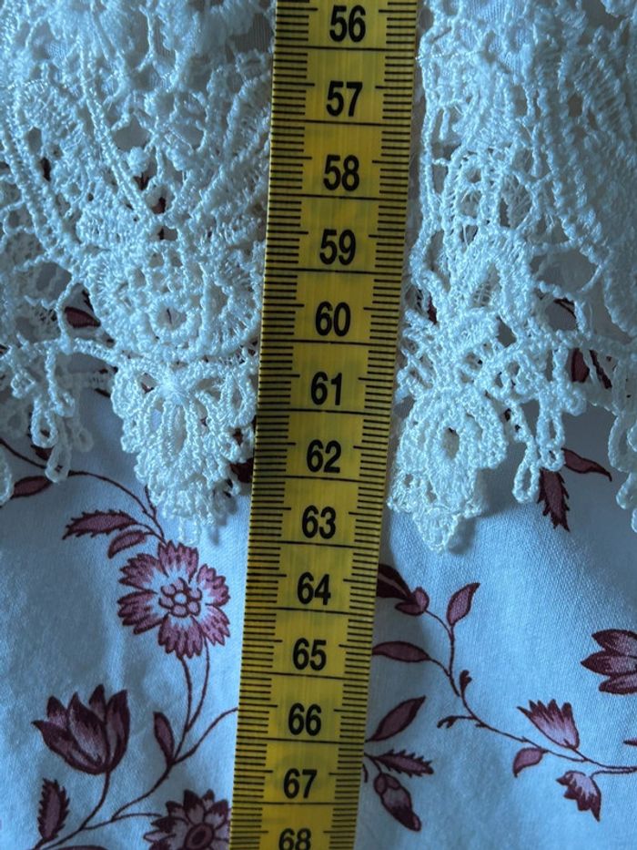 Débardeur blanc cassé avec broderie Kiabi taille 36 - photo numéro 7