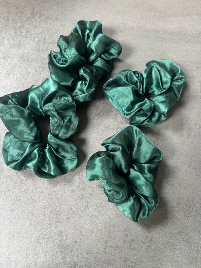 Lot de 4 chouchous vert