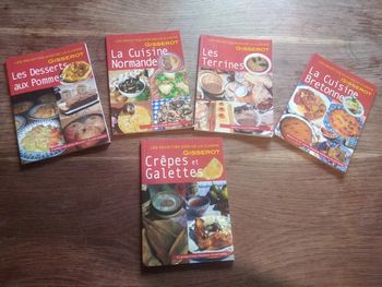 Lot de 5 livres de cuisine