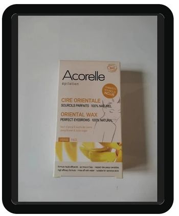 Cire orientale sourcils parfaits Acorelle épilation Bio